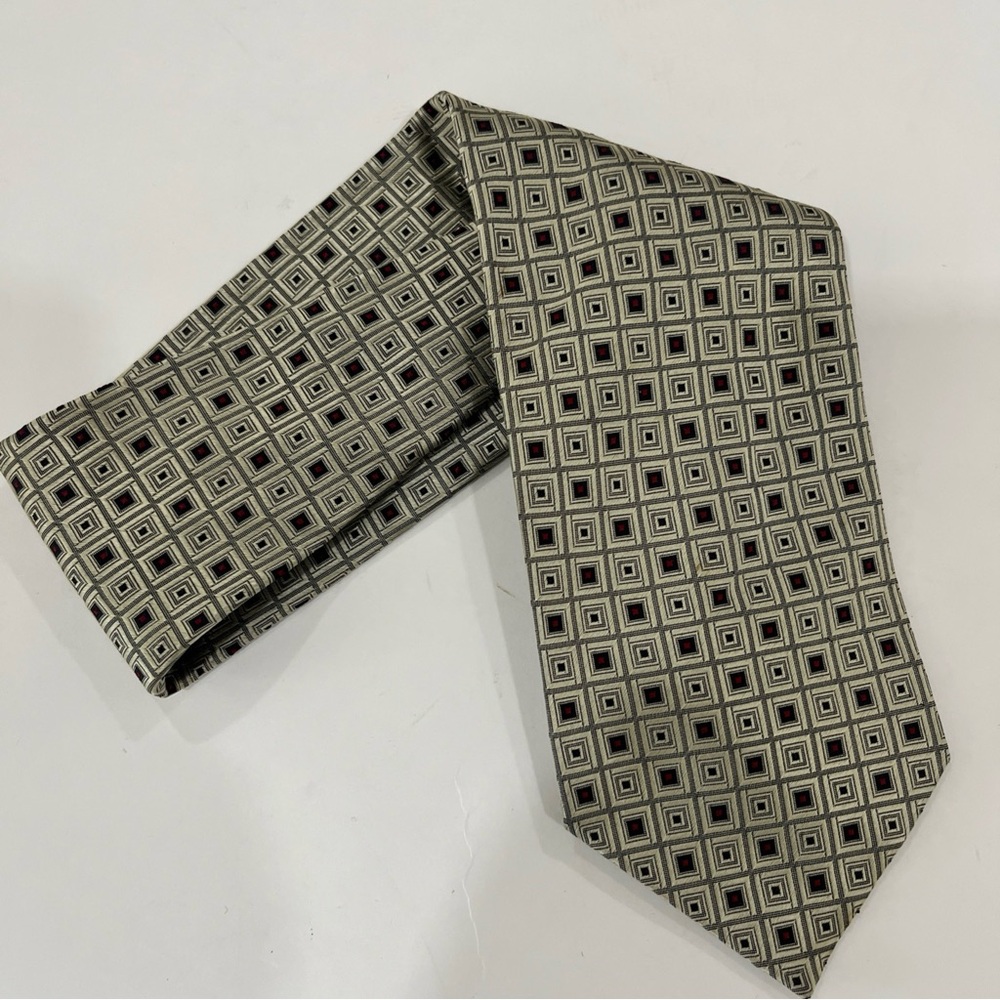 VALERIO GARATI - Men’s Neck Tie  100% Silk ‎ 60”x 4” Hand Made Korea